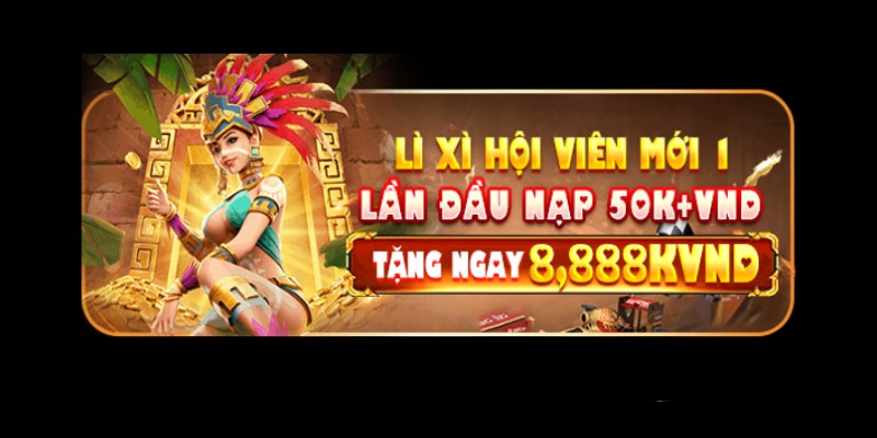 Nạp 50k để có cơ hội nhận về ưu đãi 8888k cực khủng